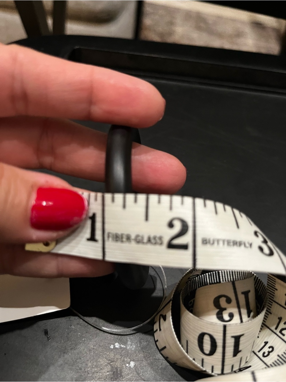 Pottery Barn Large Clip Ring - Black set of 4 $20 - Picture 3 of 6